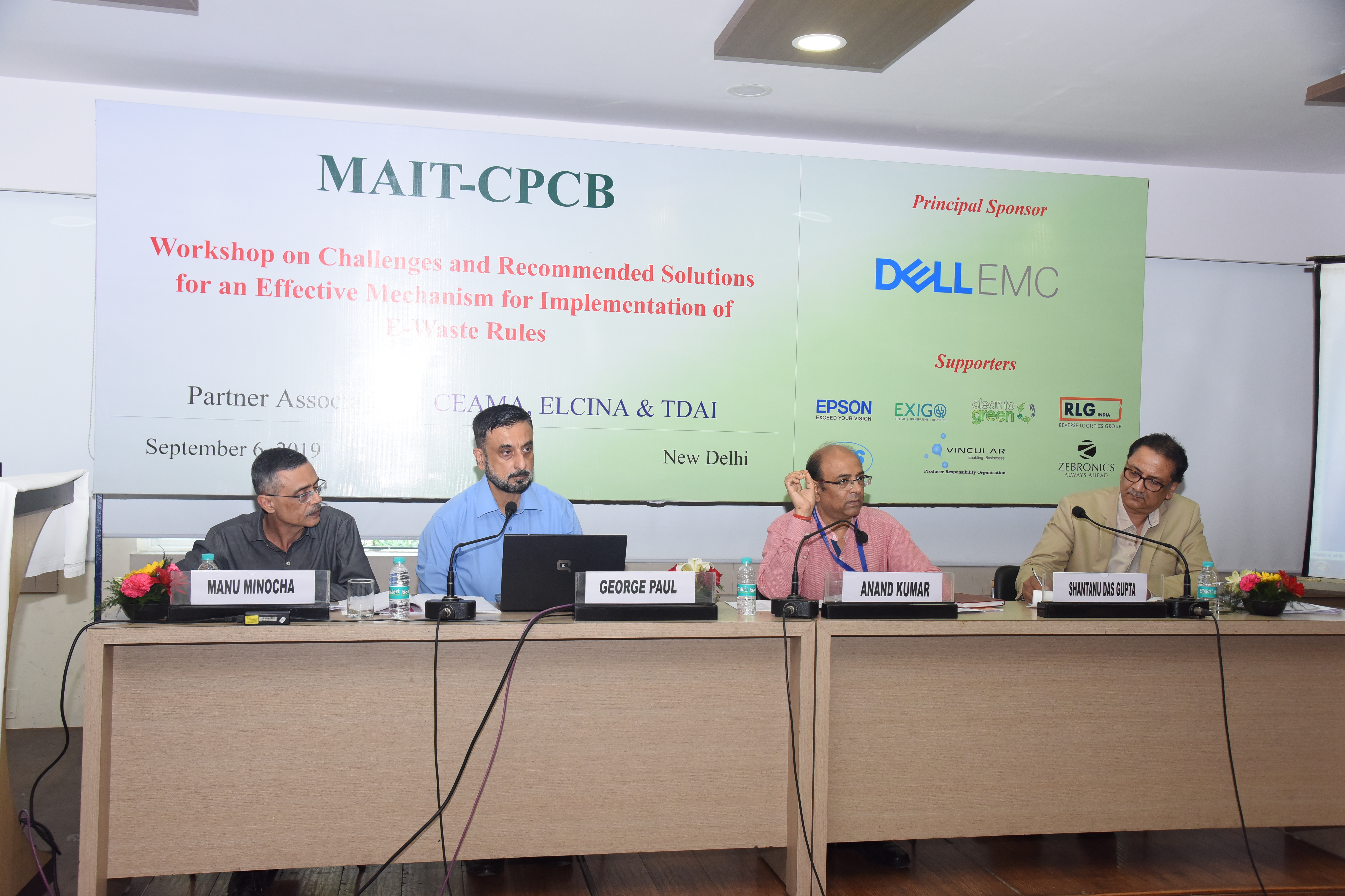 Workshop with MOEF CPCB on E waste